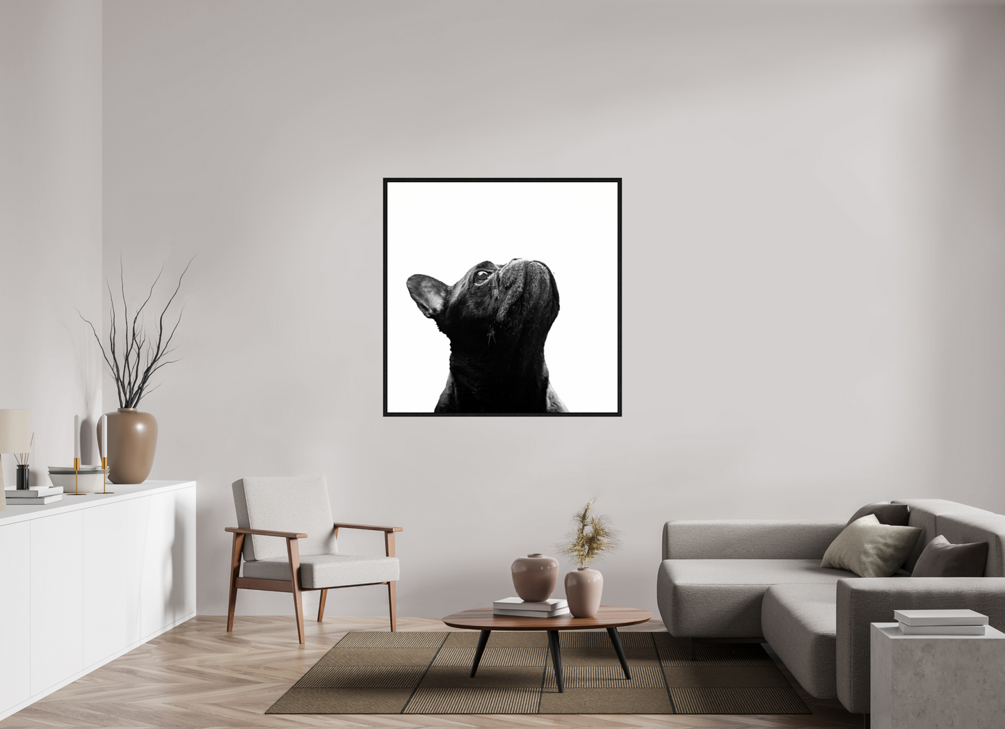 120 x 120 cm, Floater Frame Lichtkante – Fine Art Print