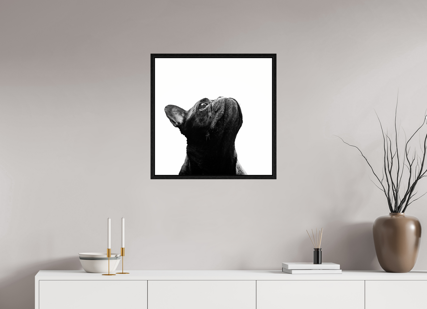 60 x 60 cm, Floater Frame Lichtkante – Fine Art Print