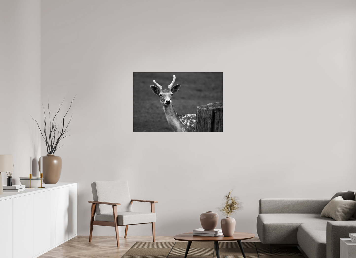 105 x 70 cm, Photo Print Under Acrylic Glass Stille Begegnung – Fine Art Print