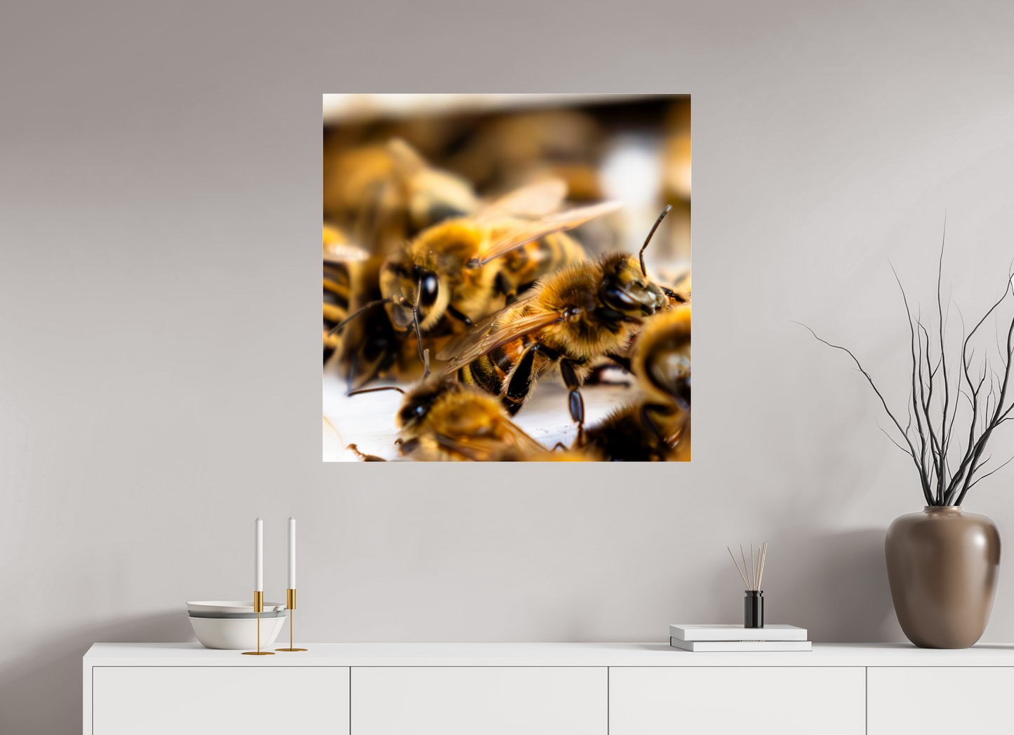 80 x 80 cm, Photo Print Under Acrylic Glass Zwischen Flügeln – Fine Art Print