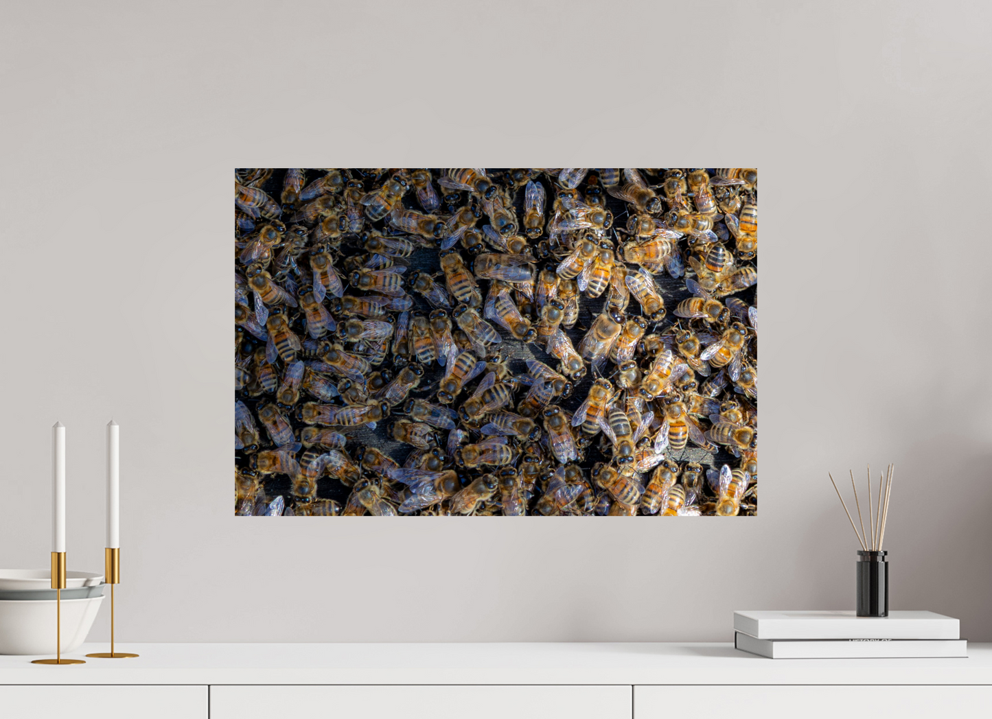 60 x 40 cm, Photo Print On Fuji Crystal DP II Goldenes Gewimmel – Fine Art Print