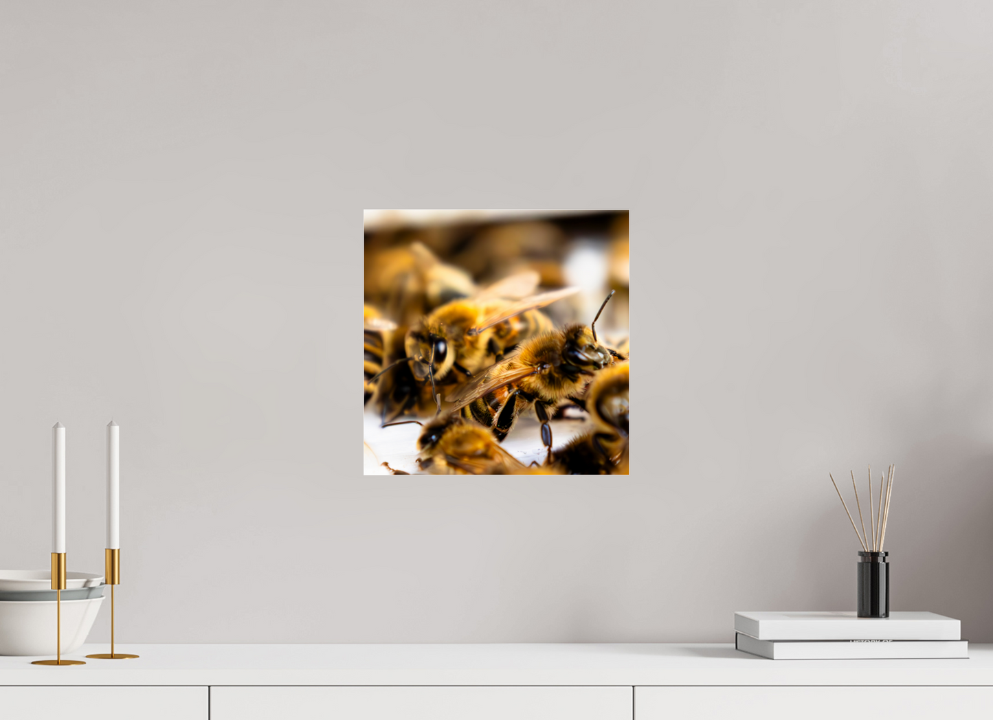 30 x 30 cm, Photo Print Under Acrylic Glass Zwischen Flügeln – Fine Art Print