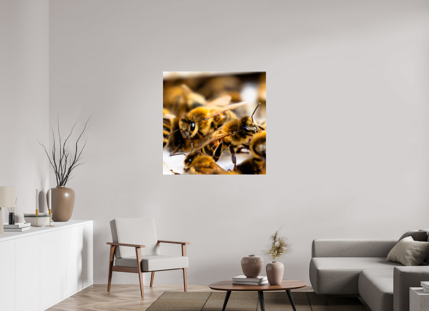 100 x 100 cm, Photo Print Under Acrylic Glass Zwischen Flügeln – Fine Art Print