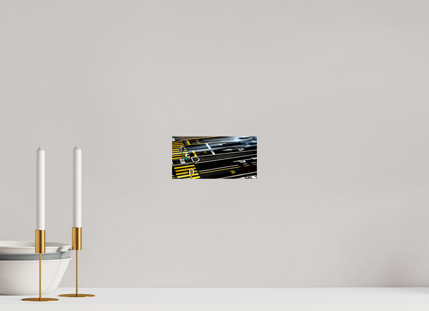 20 x 10 cm, Photo Print Under Acrylic Glass Stadtfluss – Fine Art Print