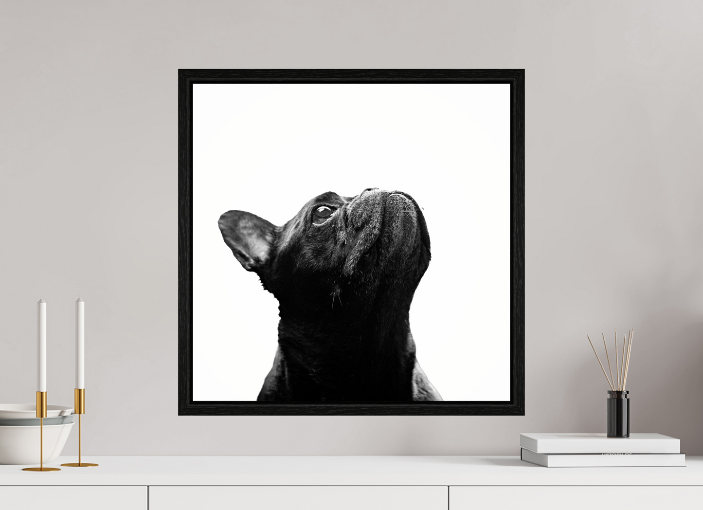 50 x 50 cm, Floater Frame Lichtkante – Fine Art Print