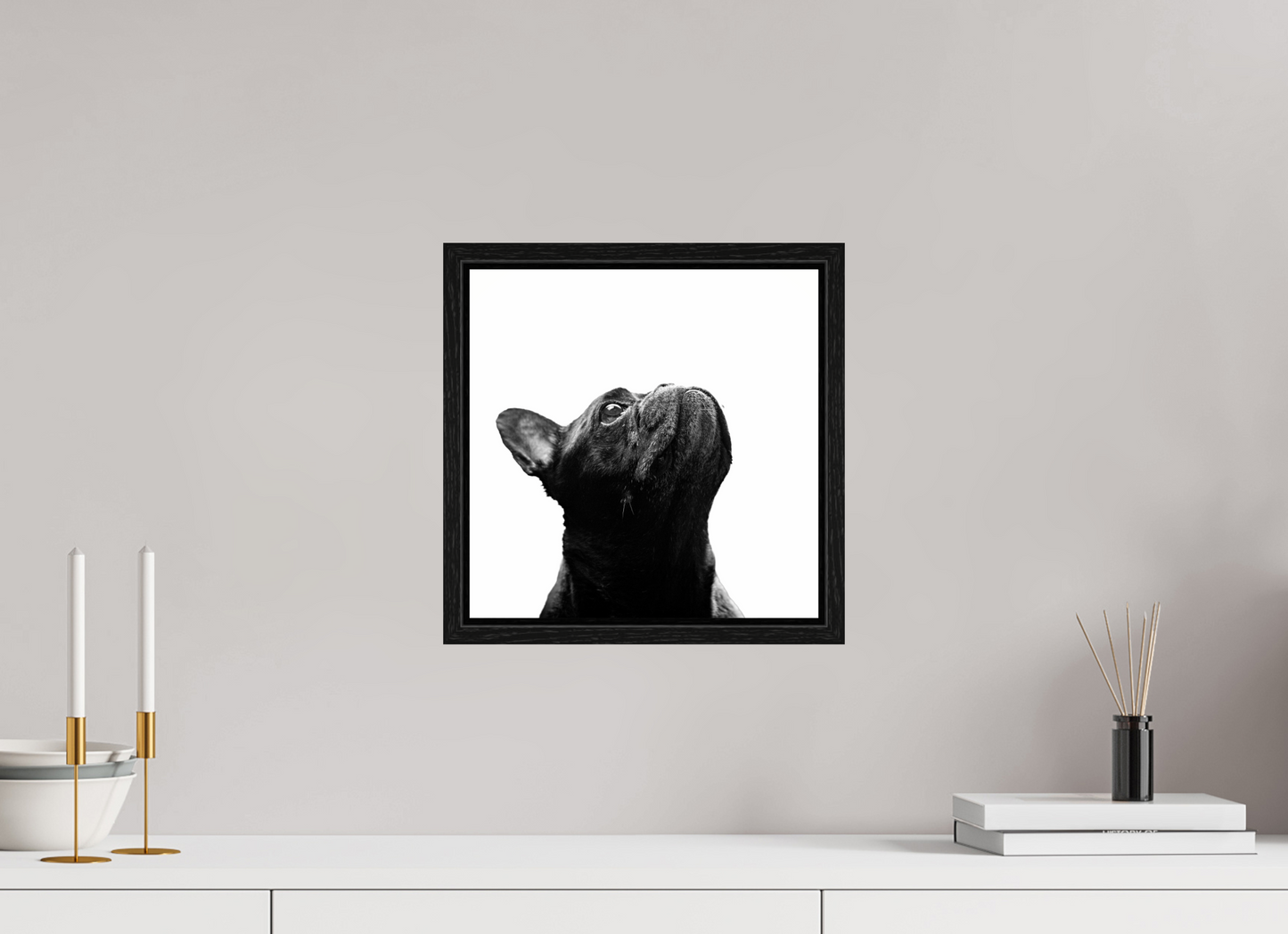 30 x 30 cm, Floater Frame Lichtkante – Fine Art Print