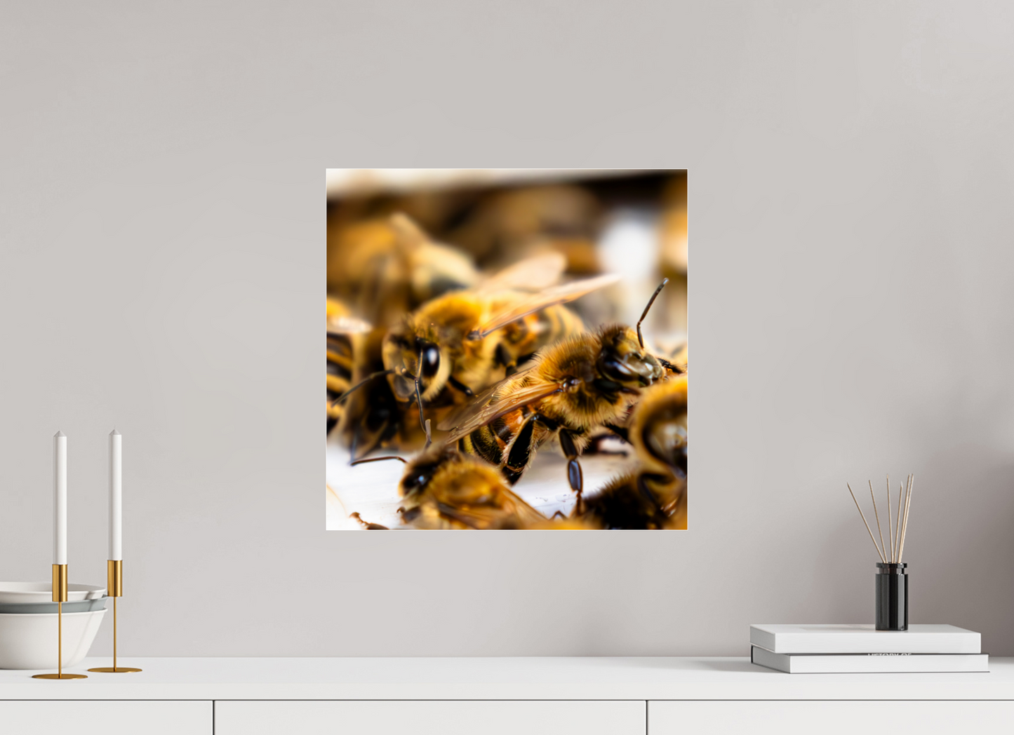 40 x 40 cm, Photo Print Under Acrylic Glass Zwischen Flügeln – Fine Art Print