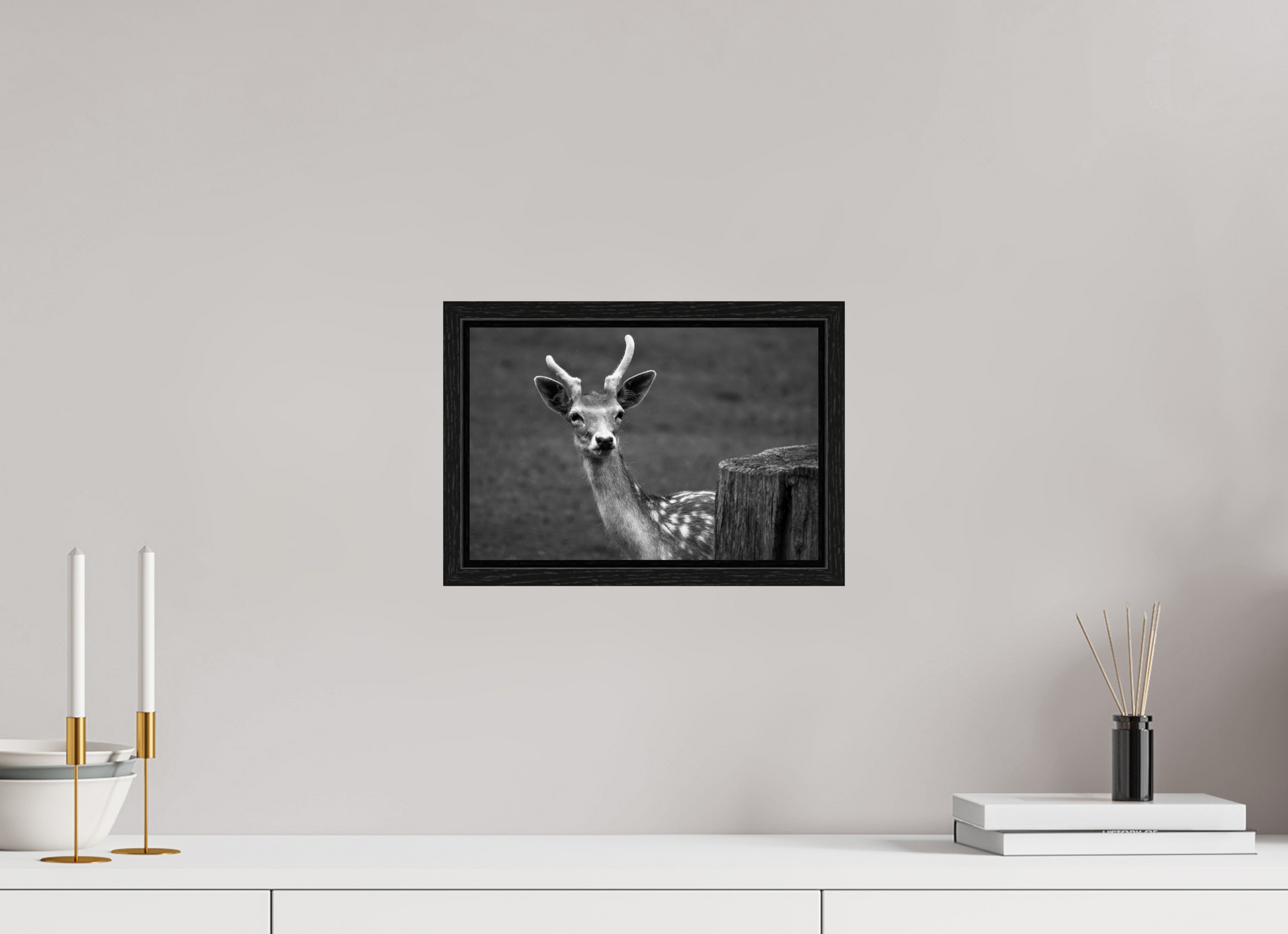 30 x 20 cm, Floater Frame Stille Begegnung – Fine Art Print