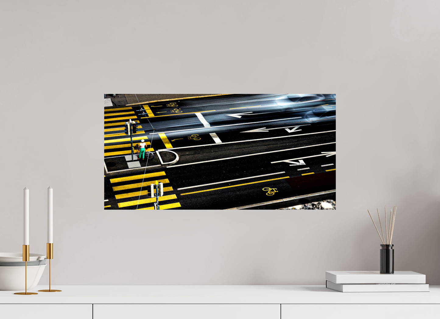 60 x 30 cm, Photo Print On Fuji Crystal DP II Stadtfluss – Fine Art Print